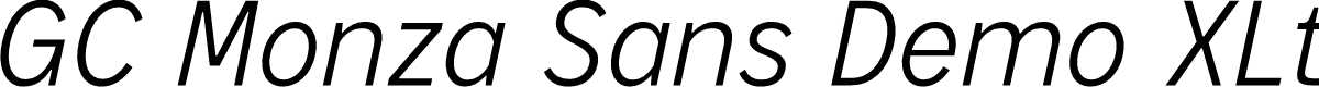 GC Monza Sans Demo XLt SmCn It