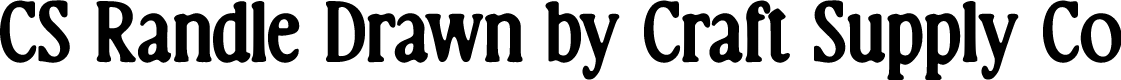 CSRandleDrawn-Regular Demo
