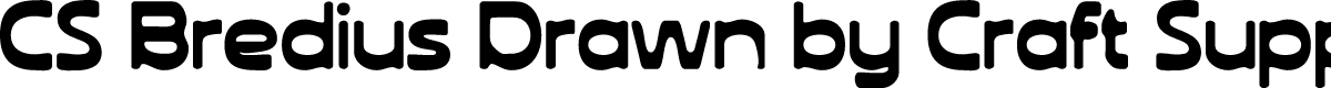 CSBrediusDrawn-Regular Demo
