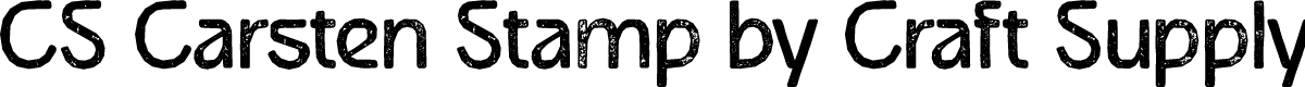 CS Carsten Stamp Regular Demo