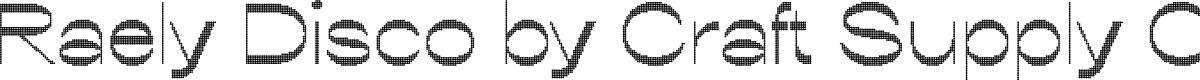 RaelyDisco-Regular Demo
