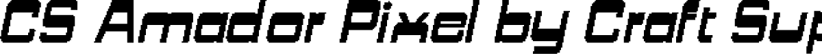 CS Amador Pixel Regular Demo