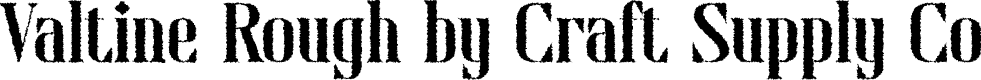 Valtine Rough Demo Regular