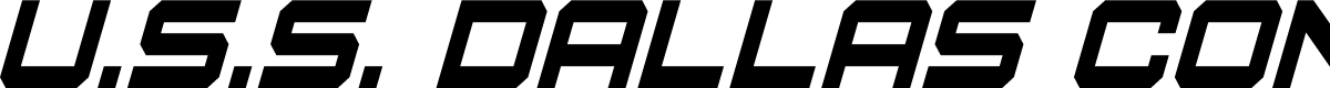 U.S.S. Dallas Condensed Italic