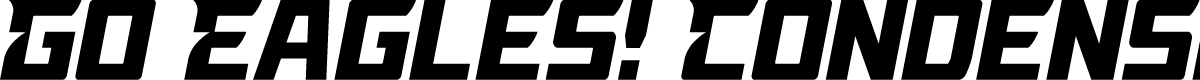 Go Eagles! Condensed