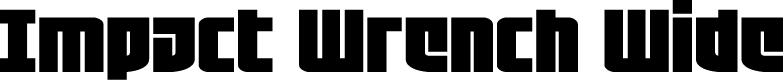 Impact Wrench Wide