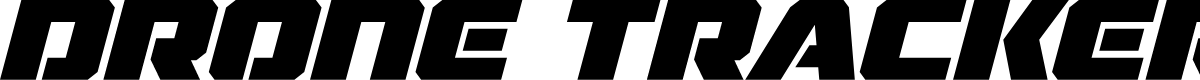 Drone Tracker Bold Italic