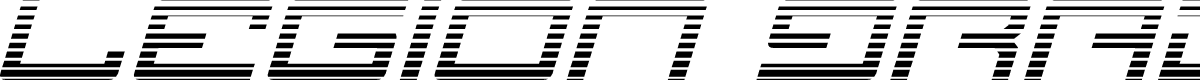 Legion Gradient Italic