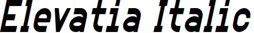 Elevatia Italic