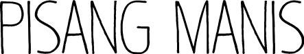 Pisang Manis DEMO Regular