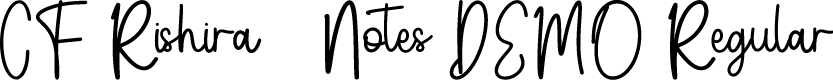 CF Rishira Notes DEMO Regular