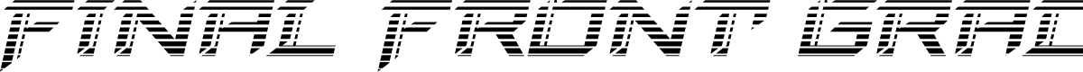 Final Front Gradient Italic
