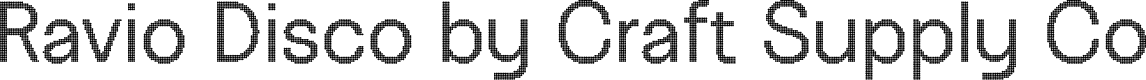 RavioDisco-Regular Demo