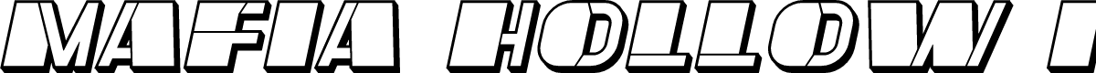 Mafia Hollow Italic
