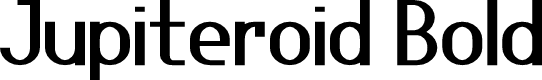 Jupiteroid Bold