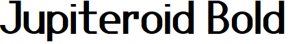 Jupiteroid Bold