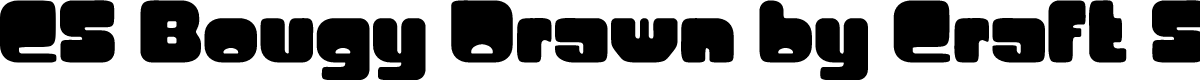CSBougyDrawn-Regular Demo