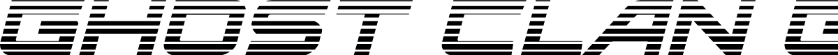 Ghost Clan Gradient Italic