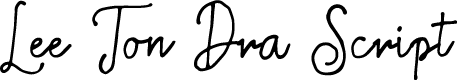 Lee Ton Dra Script
