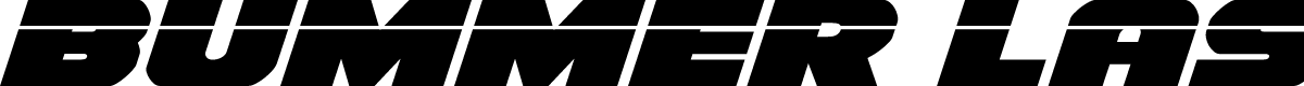 Bummer Laser Italic