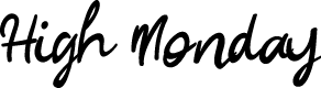 High Monday Fluid Logo