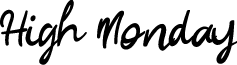 High Monday Fluid Logo