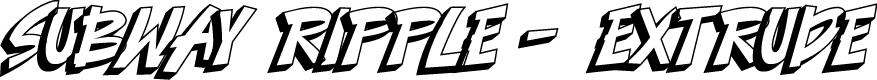 Subway Ripple - Extrude