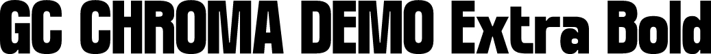 GC CHROMA DEMO Extra Bold