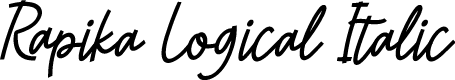 Rapika Logical Italic