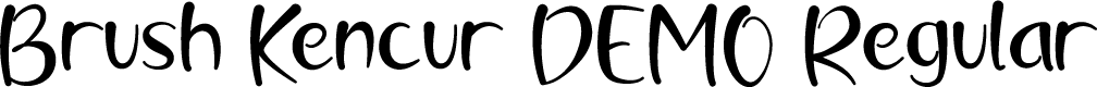 Brush Kencur DEMO Regular