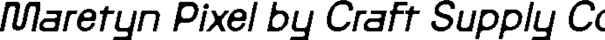 MaretynPixel-Regular Demo