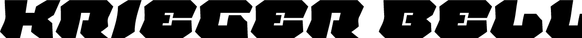 Krieger Bell Expanded Italic