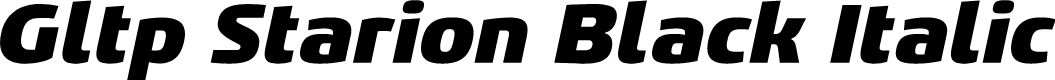 Gltp Starion Black Italic