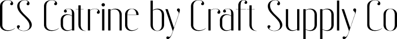 CS Catrine Regular Demo