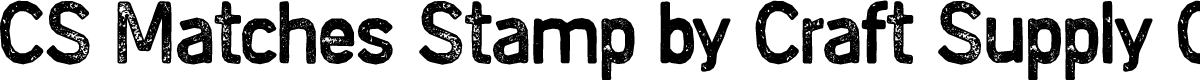 CS Matches Stamp Regular Demo