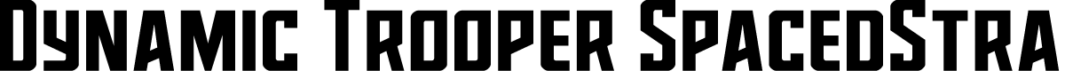 Dynamic Trooper SpacedStraight