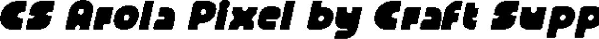 CS Arola Pixel Regular Demo