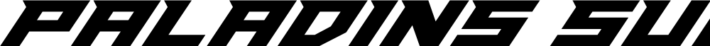 Paladins Super-Italic