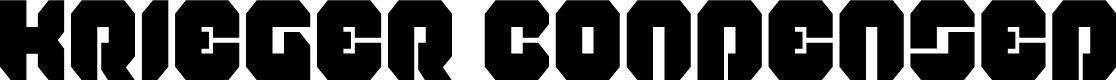 Krieger Condensed