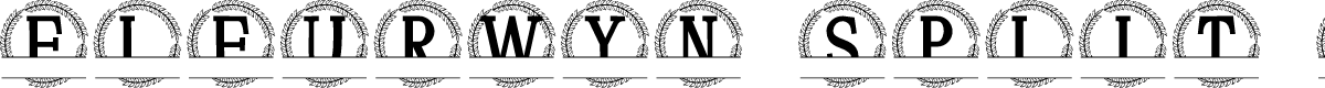 Fleurwyn Split Monogram