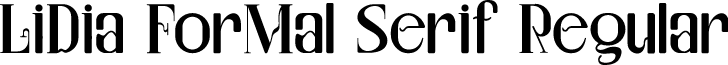 LiDia ForMal Serif Regular