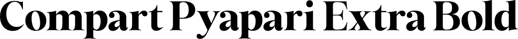 Compart Pyapari Extra Bold