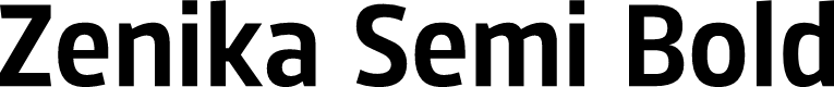 Zenika Semi Bold