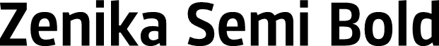 Zenika Semi Bold