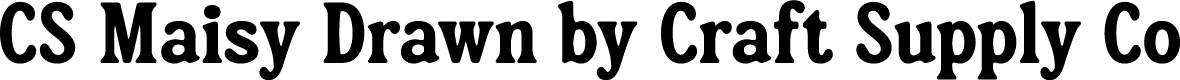 CSMaisyDrawn-Regular Demo