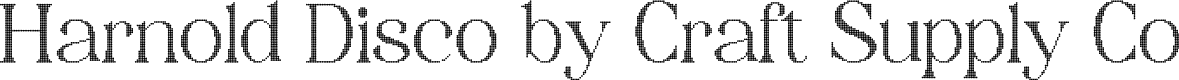 HarnoldDisco-Regular Demo