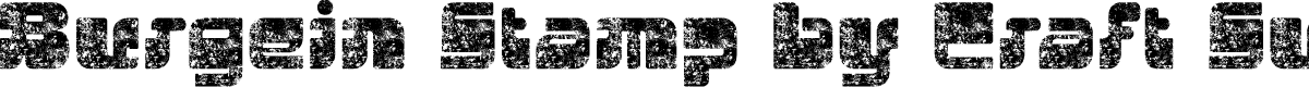 BurgeinStamp-Regular Demo