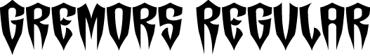 Gremors Regular