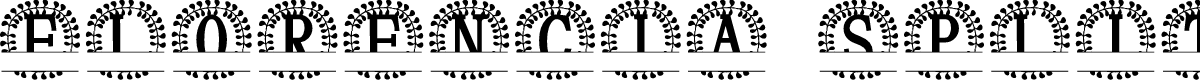 Florencia Split Monogram