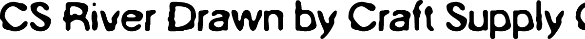 CSRiverDrawn-Regular Demo